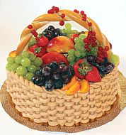 Праздничный торт «Корзина с фруктами»
